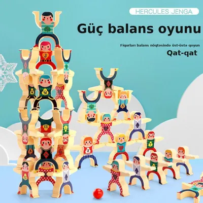 Uşaq balans qülləsi oyunu