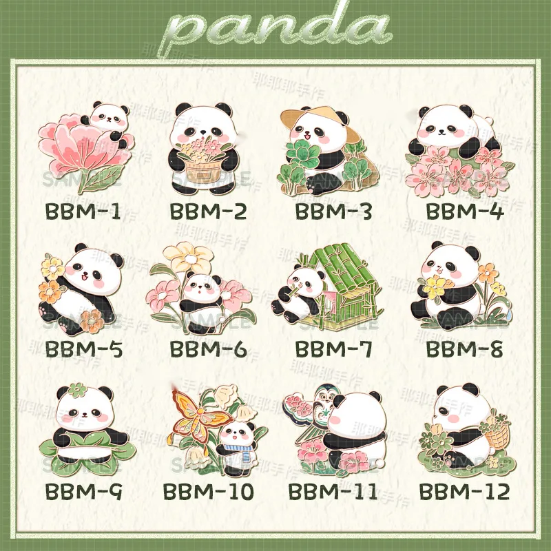 Panda formalı soyuducu maqniti