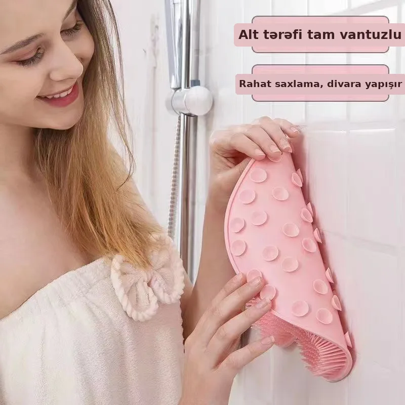 Vantuzlu hamam masaj ayaq xalçası, şəkil 3