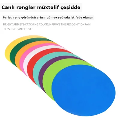 Futbol məşqi üçün düz marker disk