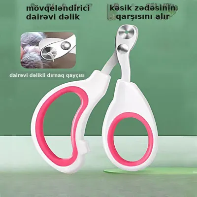 Dəyirmi dəlikli pişik dırnaq qayçısı