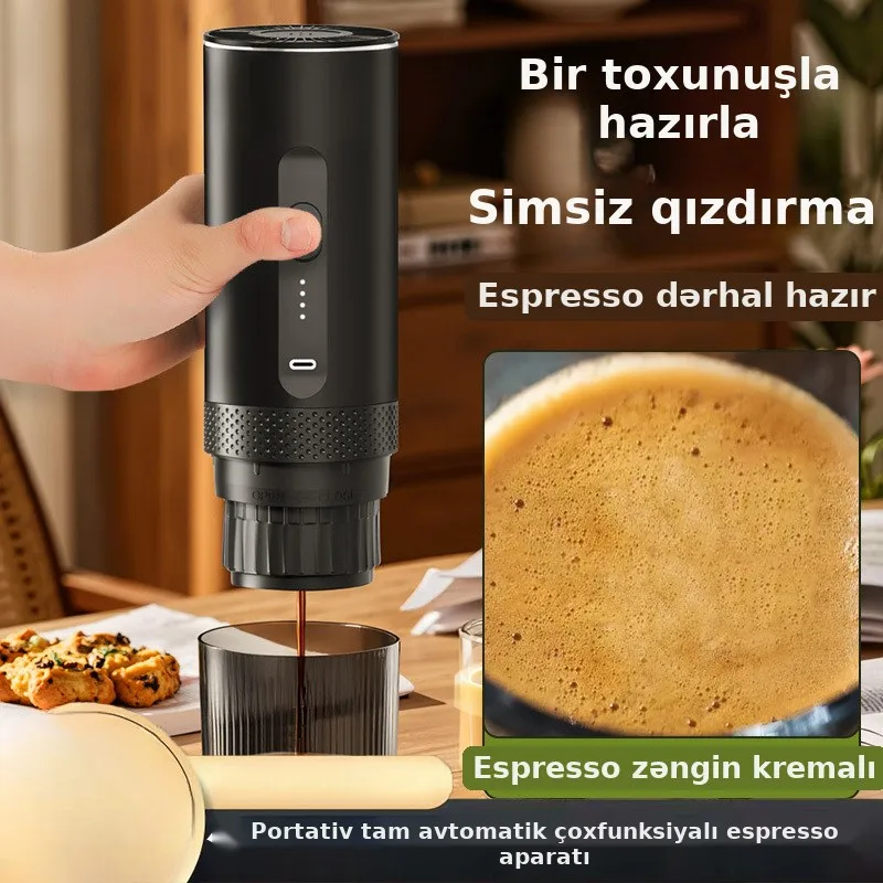 Portativ simsiz kapsul espresso aparatı