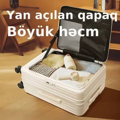Çamadan, 20 düym, yan açılan, genişlənən