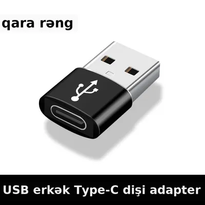 USB to Type-C adapter telefon üçün OTG