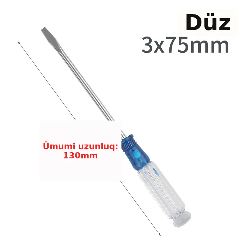 Kristal açar, 3mm, şəffaf saplı, şəkil 3