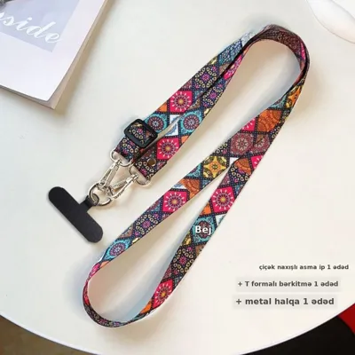 Telefon ipi etnik naxışlı