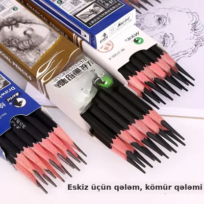 Rəsm üçün kömür karandaş, şəkil 2