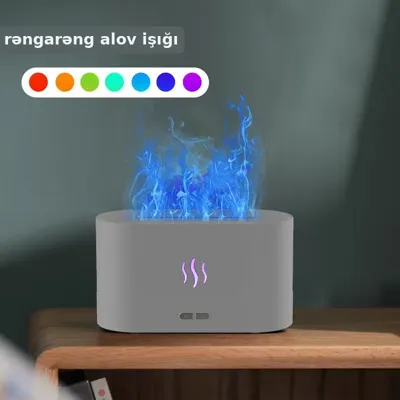 Alov effektli aromaterapiya nəmləndirici diffuzor, şəkil 3