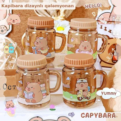 Kapibara dizaynlı kompakt qələm itiləyici