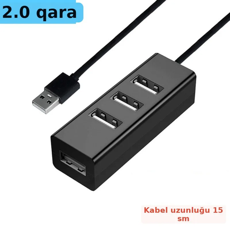 USB hub 4 portlu, USB 2.0, şəkil 3