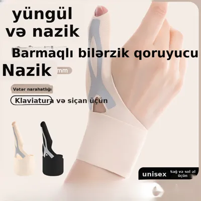 Bilərzik qoruyucu barmaqlı, nazik