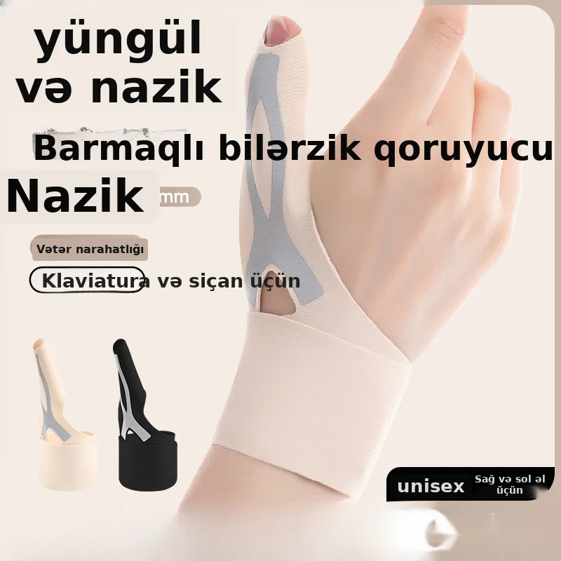 Bilərzik qoruyucu barmaqlı, nazik