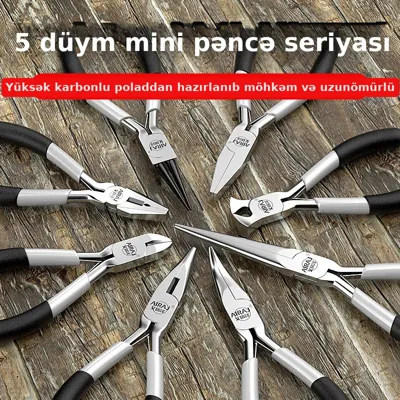 Mini zərgərlik pəncəsi, 5 düym