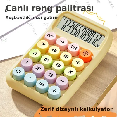 Rəngli kalkulyator, çoxfunksiyalı