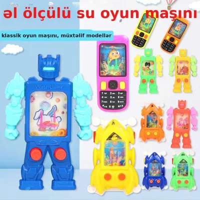 Robot halqa atma oyunu, mini, usaqlar ucun