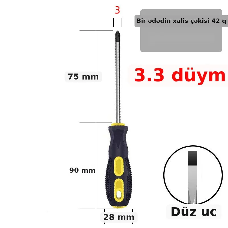 Krestvari açar, masaj saplı, maqnitli, şəkil 3