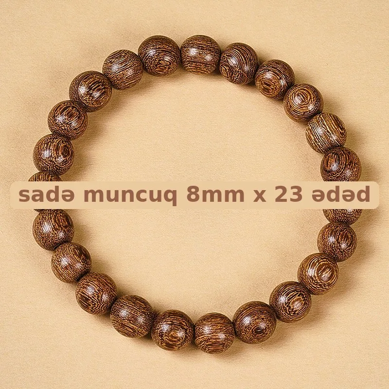 Təbii sandal ağacı təsbeh bilərziyi, şəkil 2