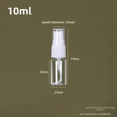 Şəffaf plastik spray butulka, şəkil 4
