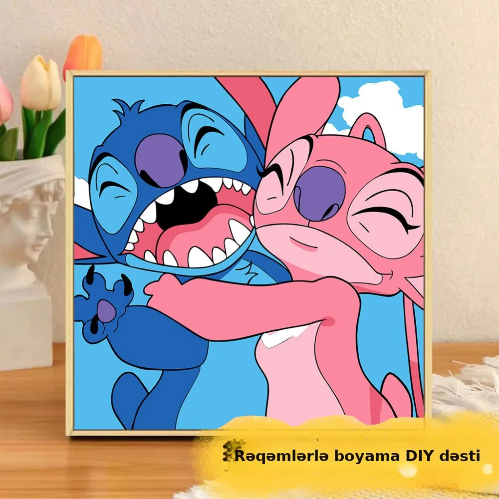 Uşaqlar üçün rəqəmli rəsm boyama dəsti