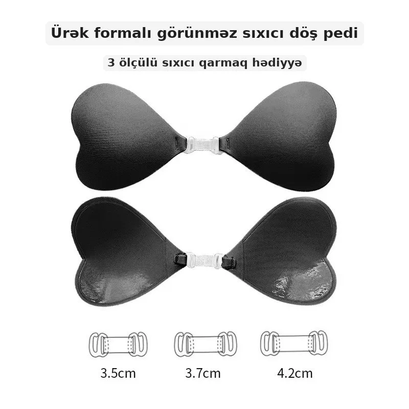 Döş yastıqcığı, ürək formalı, suya davamlı, şəkil 4