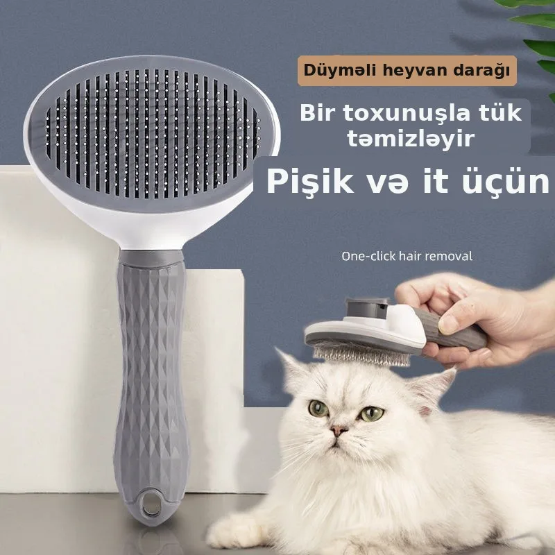 Heyvan tükü təmizləyən masaj darağı