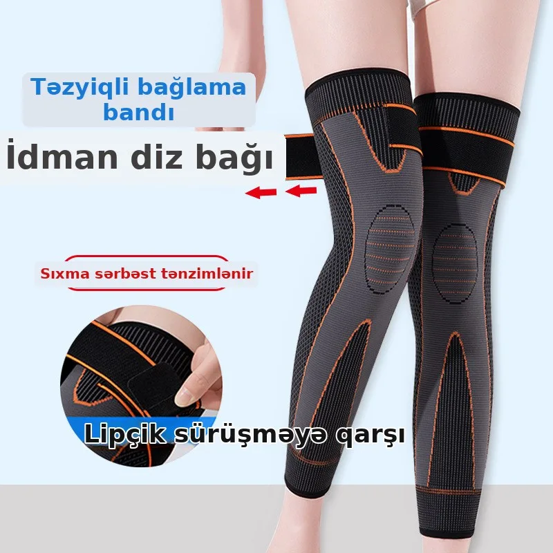 Uzun bantlı diz bandajı idman üçün