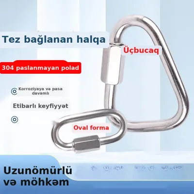 Dağçılıq karabin halqası, poladdan