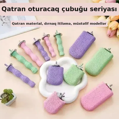 Tutuquşa üçün dırnaq itiləyən taxta