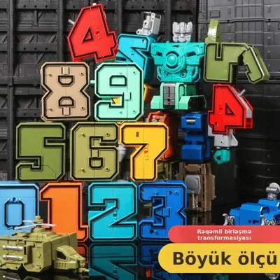 Transformer robot tikinti dəsti, oyuncaq maşın