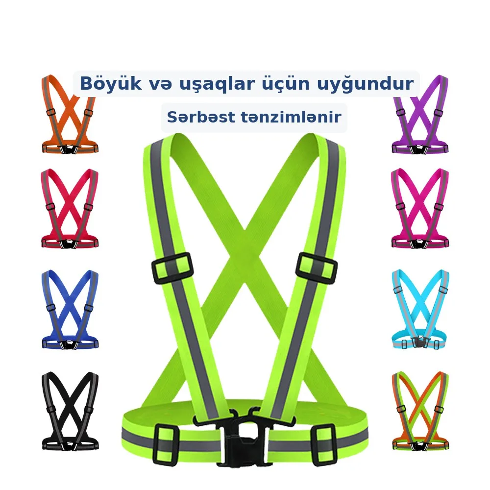 Əks etdirici kəmər gecə görünmə üçün