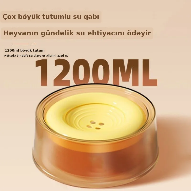 Üzən sıçrama əleyhinə heyvan su qabı