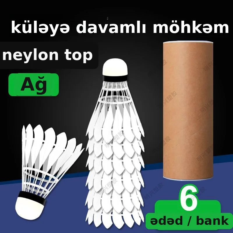 Naylon badminton tükü, 3/6 ədəd, şəkil 4
