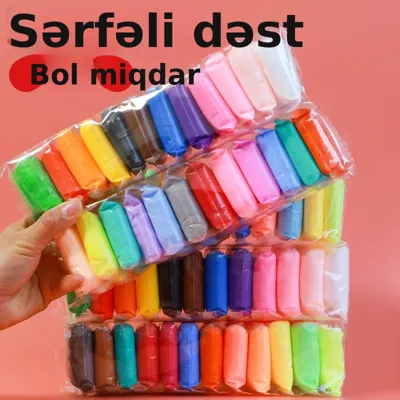 Ultra yüngül modelin gil, 24/36 rəng