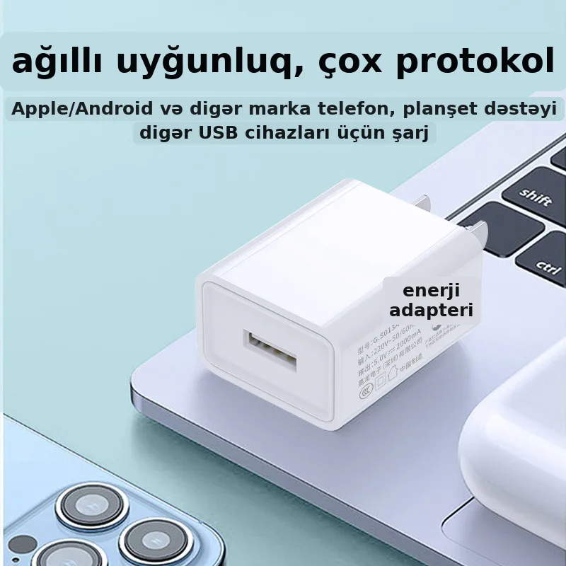 İkili USB portlu divar adapteri 5V2A, şəkil 3