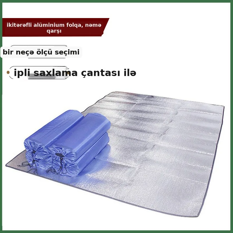 İkitərəfli alüminium folqa düşərgə döşəyi