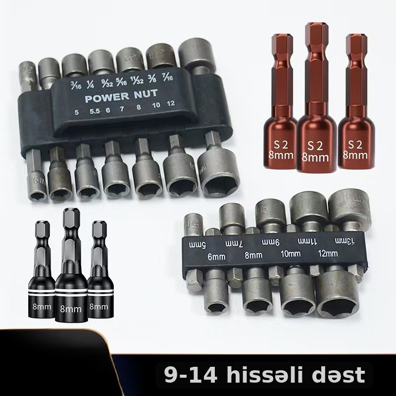 Baş açar dəsti uzadıcı adapterlə, şəkil 1