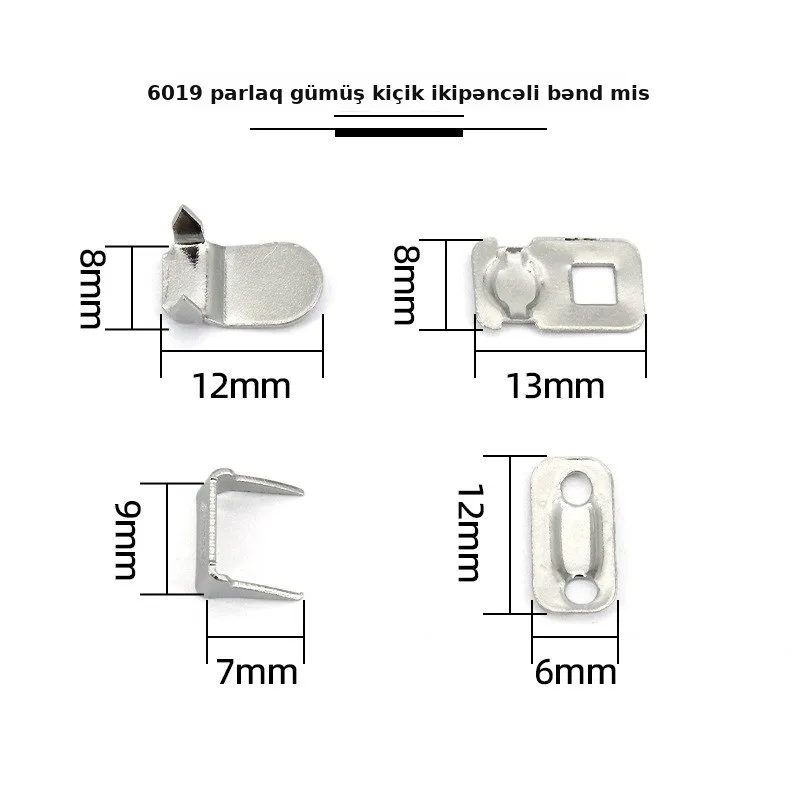 Metal gizli şalvar qarmağı, bənd, şəkil 2