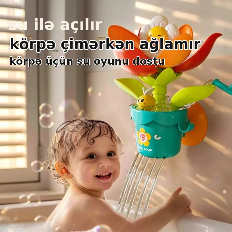 Su ilə işə düşən körpə duş oyuncağı