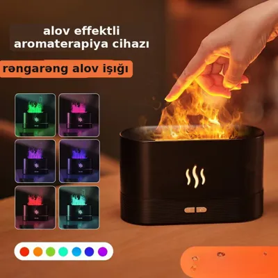 Alov effektli aromaterapiya nəmləndirici diffuzor