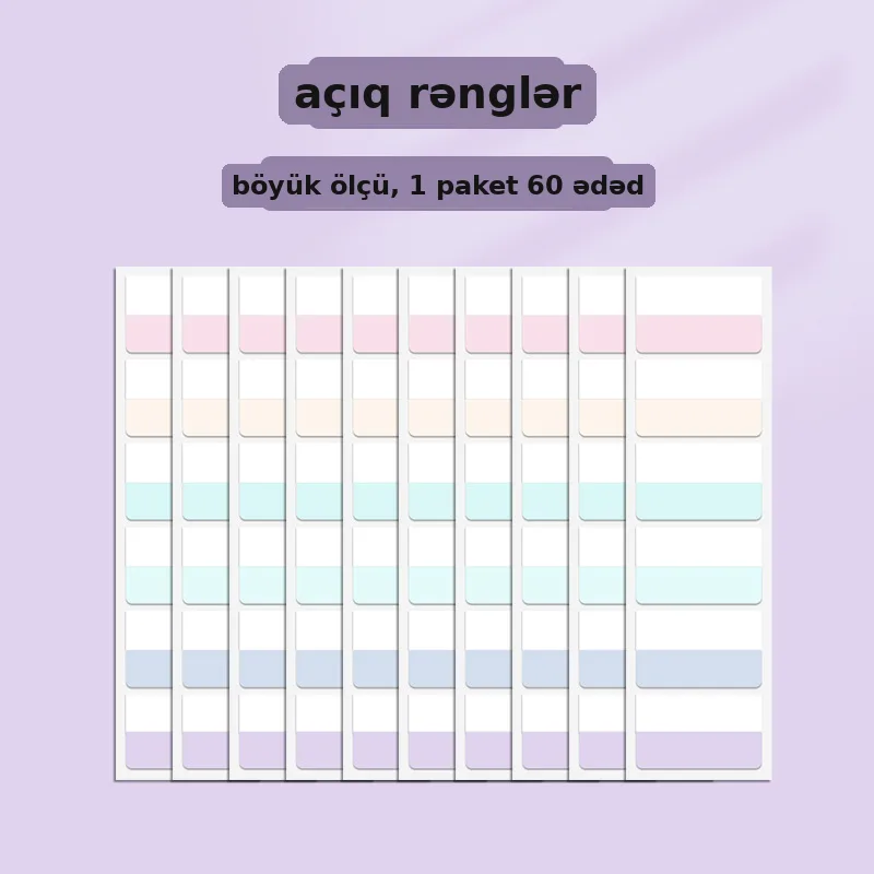 Morandi rəngli indeks stikerlər, şəkil 2