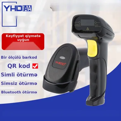 Barkod skaneri, simli/simsiz