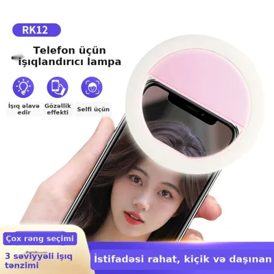 Şarjlı klipsli telefon fill light