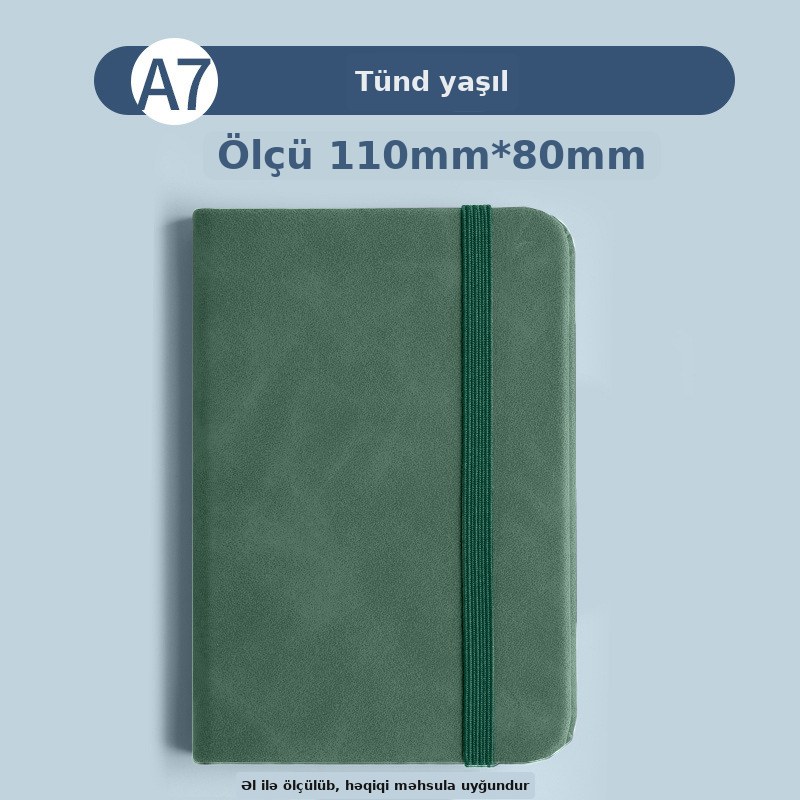 Mini cib dəftəri A7, qapaqlı, şəkil 2