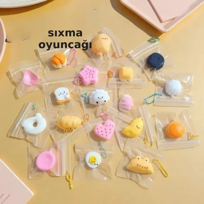 Mini hamburger antistress oyuncaq
