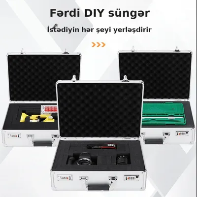Çoxfunksiyalı alüminium alət çantası