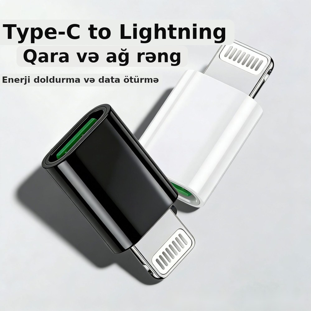 Type-C-dan Lightning adapteri