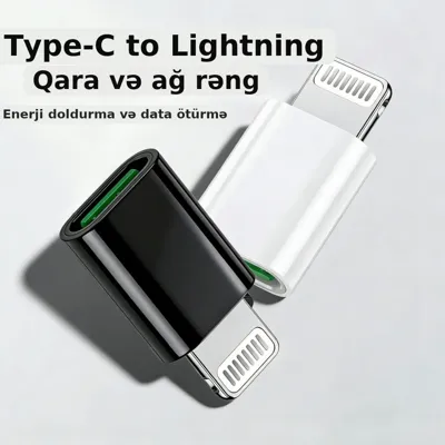 Type-C-dan Lightning adapteri