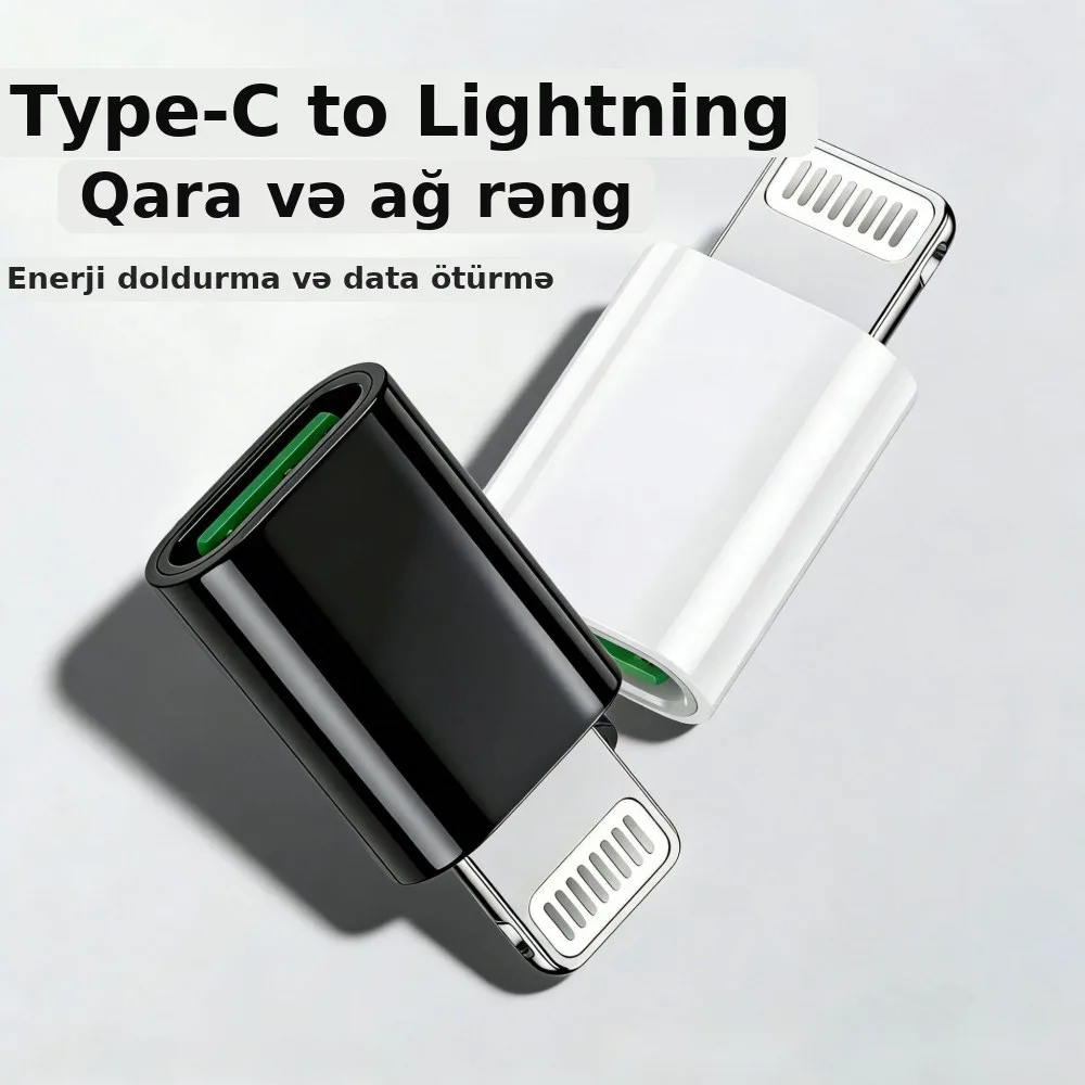 Type-C-dan Lightning adapteri
