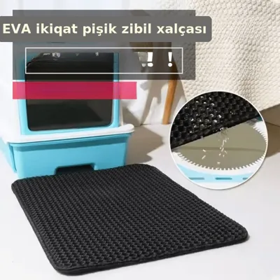 İki qatlı EVA pişik qum tutan xalça