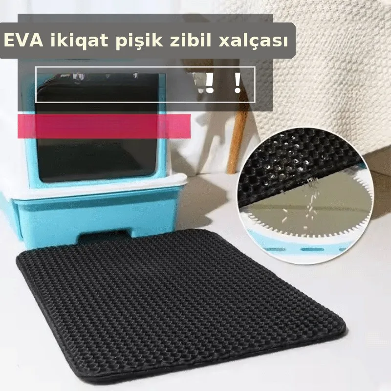 İki qatlı EVA pişik qum tutan xalça